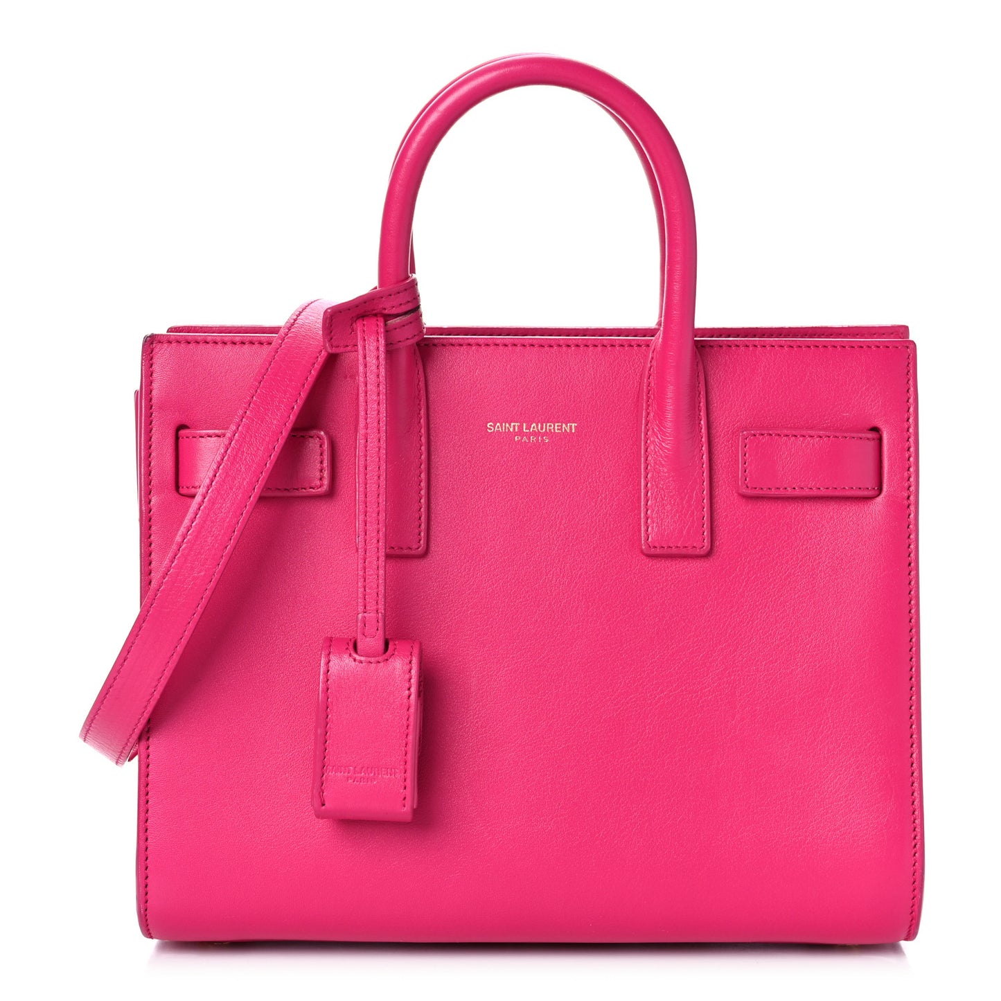 Calfskin Nano Sac De Jour Lipstick Fuchsia