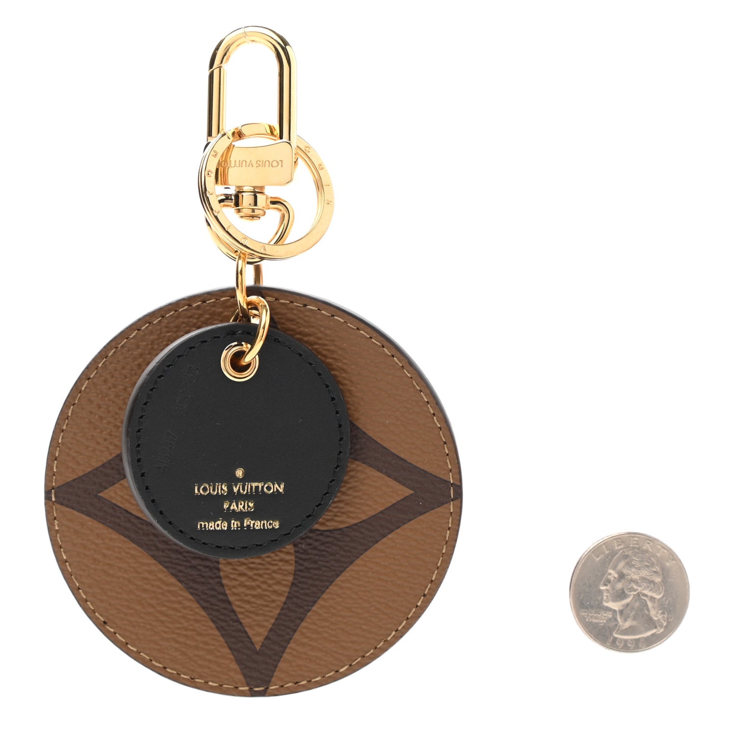Monogram Reverse Key Holder Bag Charm