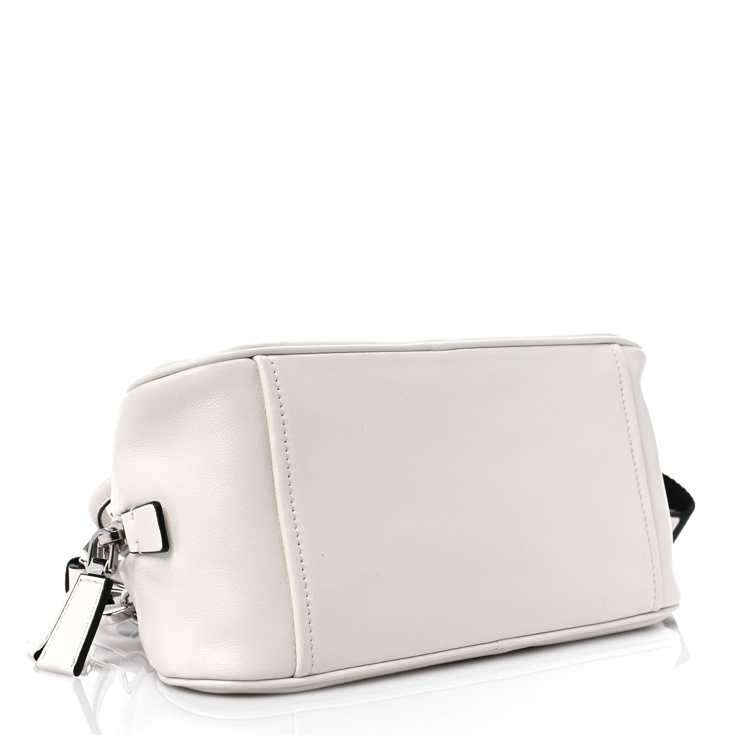 Prada Grace Lux Triangle Top Handle Shoulder Bag White 5 of 8