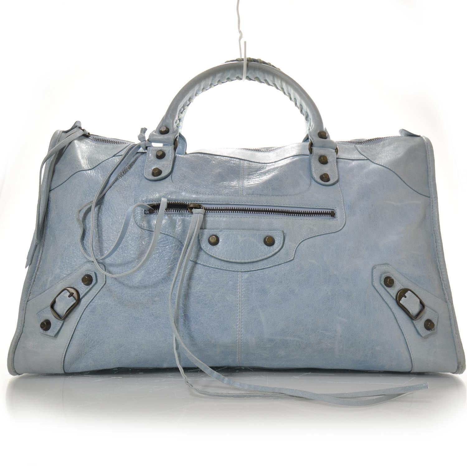 Balenciaga Chevre Work Ice Bleu 1 of 11