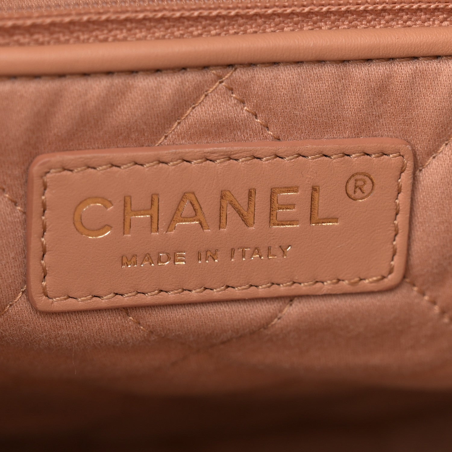 Chanel Shiny Calfskin Quilted Small Chanel 22 Beige 7 of 15