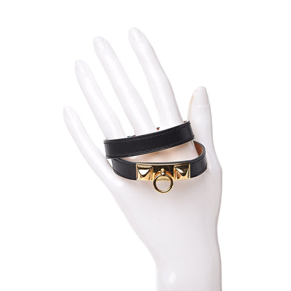 Hermes Chamonix Rivale Double Tour Bracelet S Black 2 of 7
