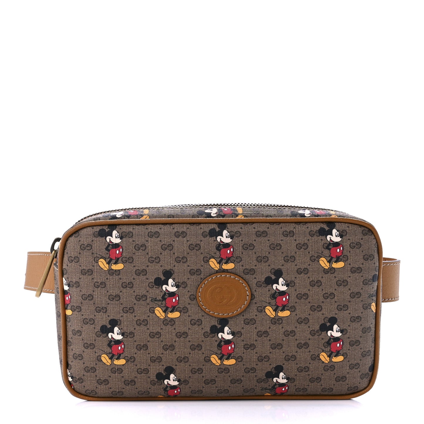X DISNEY Mini Vintage GG Supreme Monogram Mickey Mouse Small Belt Bag 85 34 Beige Vintage Sun Oil