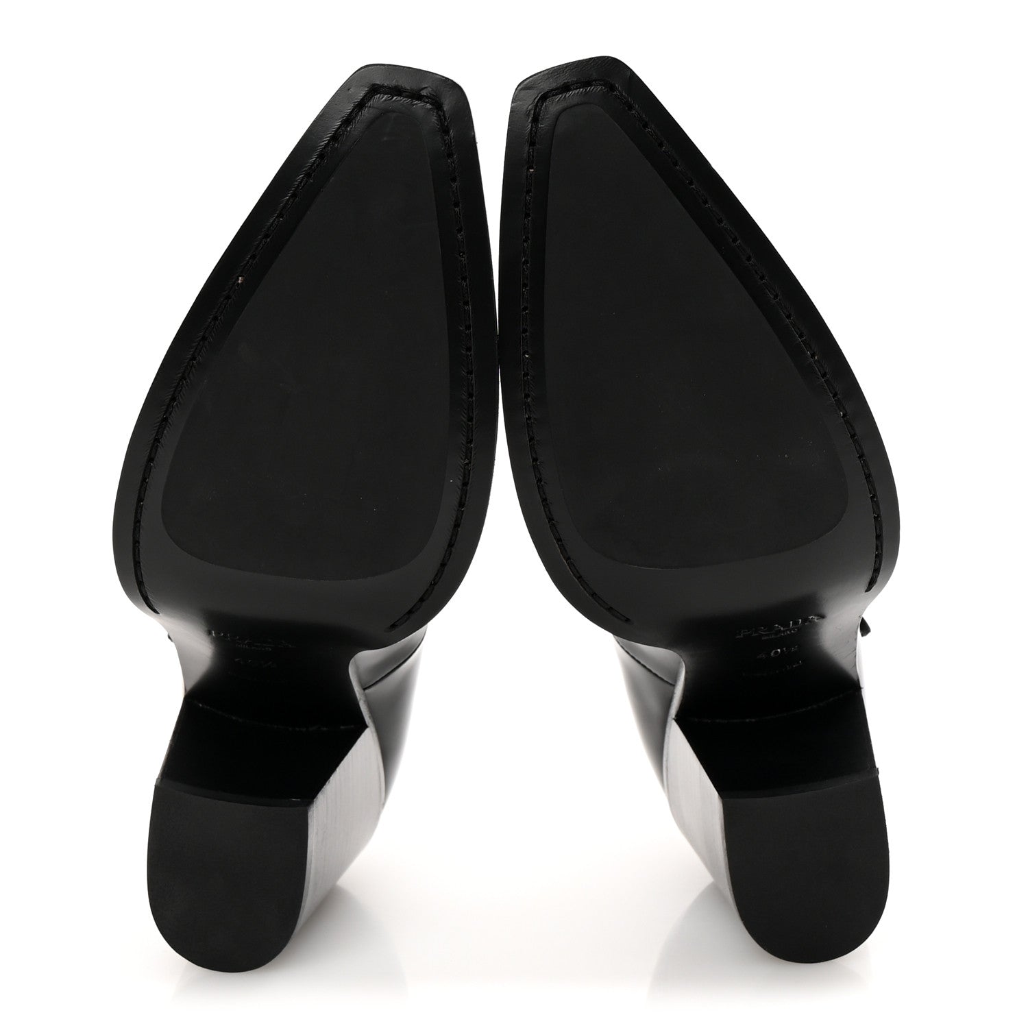Prada Spazzolato Mary Jane 90mm Pumps 40.5 Black 6 of 8