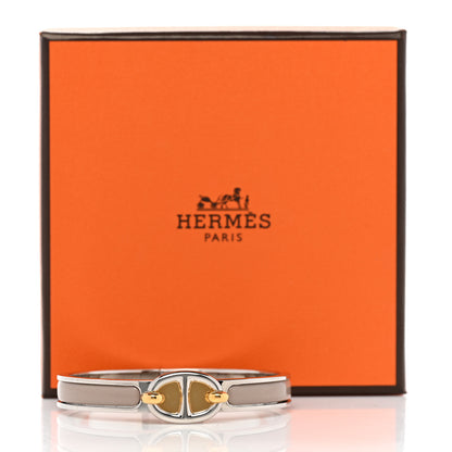 Hermes Enamel Mini Clic Chaine d'Ancre Bracelet PM Marron Glace 5 of 5