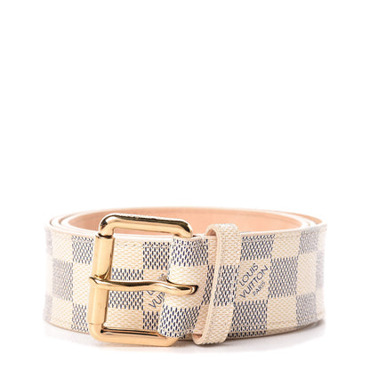 Louis Vuitton Damier Azur 38mm Solo Belt 95 38 1 of 16