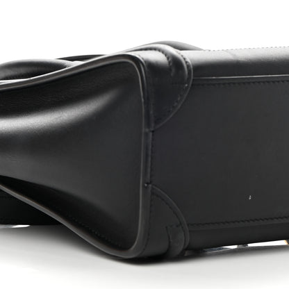 Celine Smooth Calfskin Nano Luggage Black 9 of 14