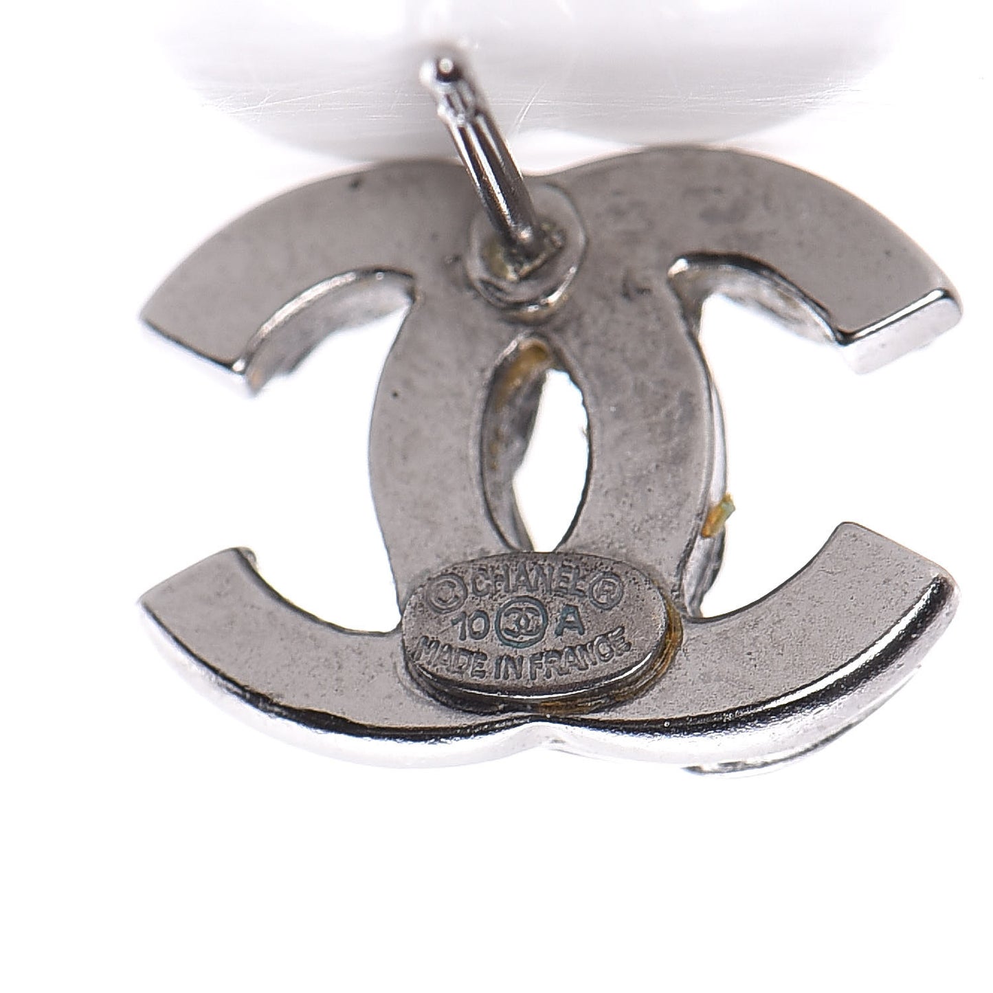 Ruthenium CC Chain Earrings