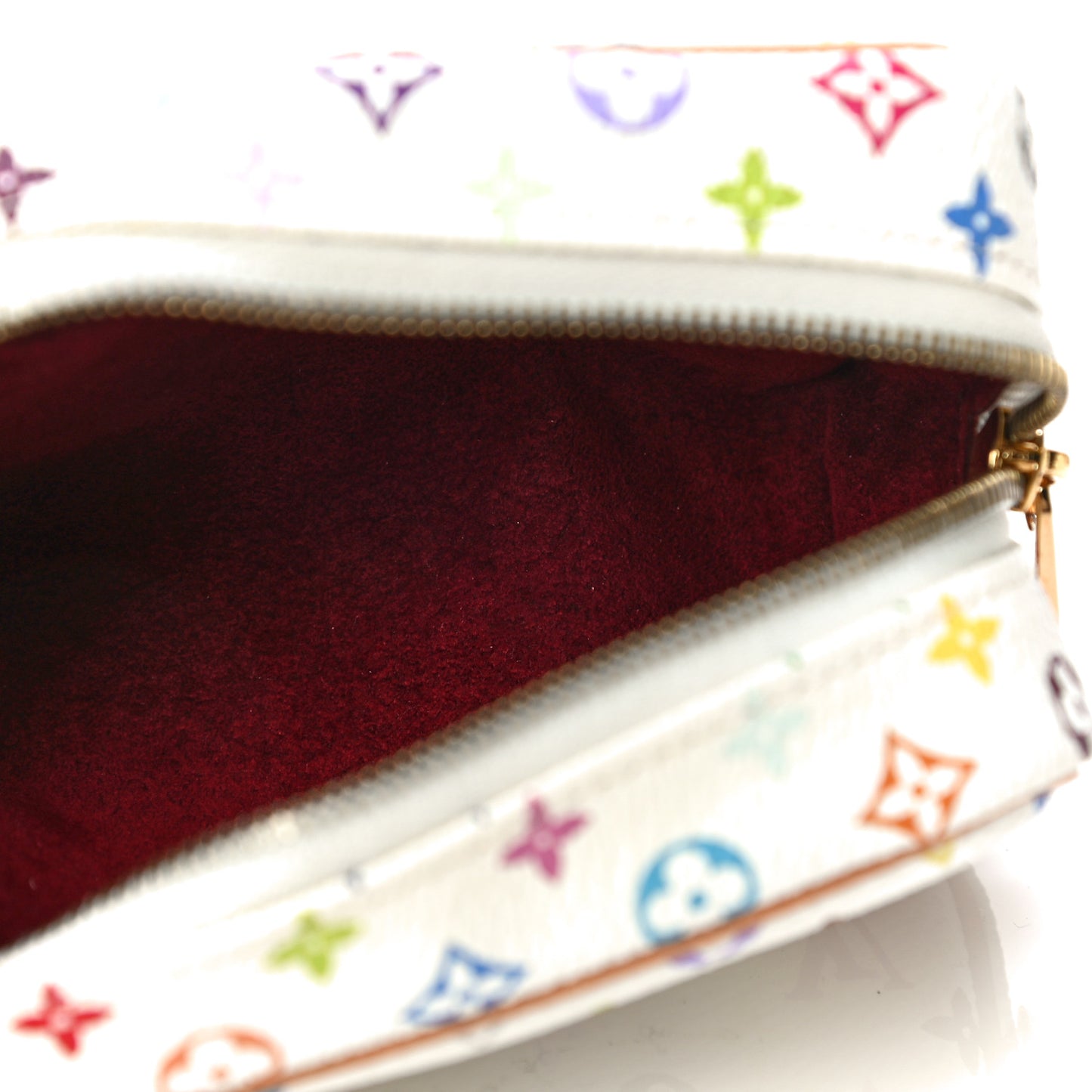 Monogram Multicolor Trousse Wapity White