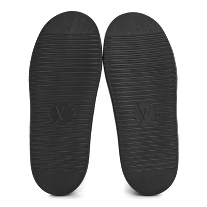 Louis Vuitton Calfskin Polar Flat Ankle Boots 38 Black 6 of 9