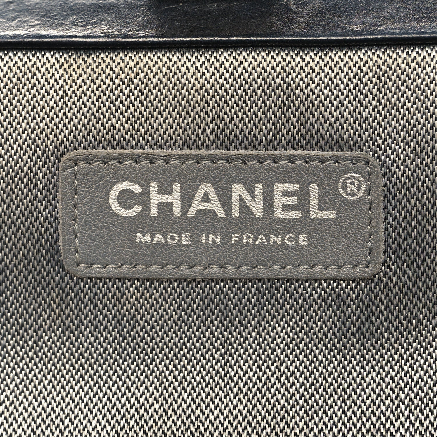 Chanel Lambskin Vertical Quilted Mademoiselle Clutch Black 6 of 11