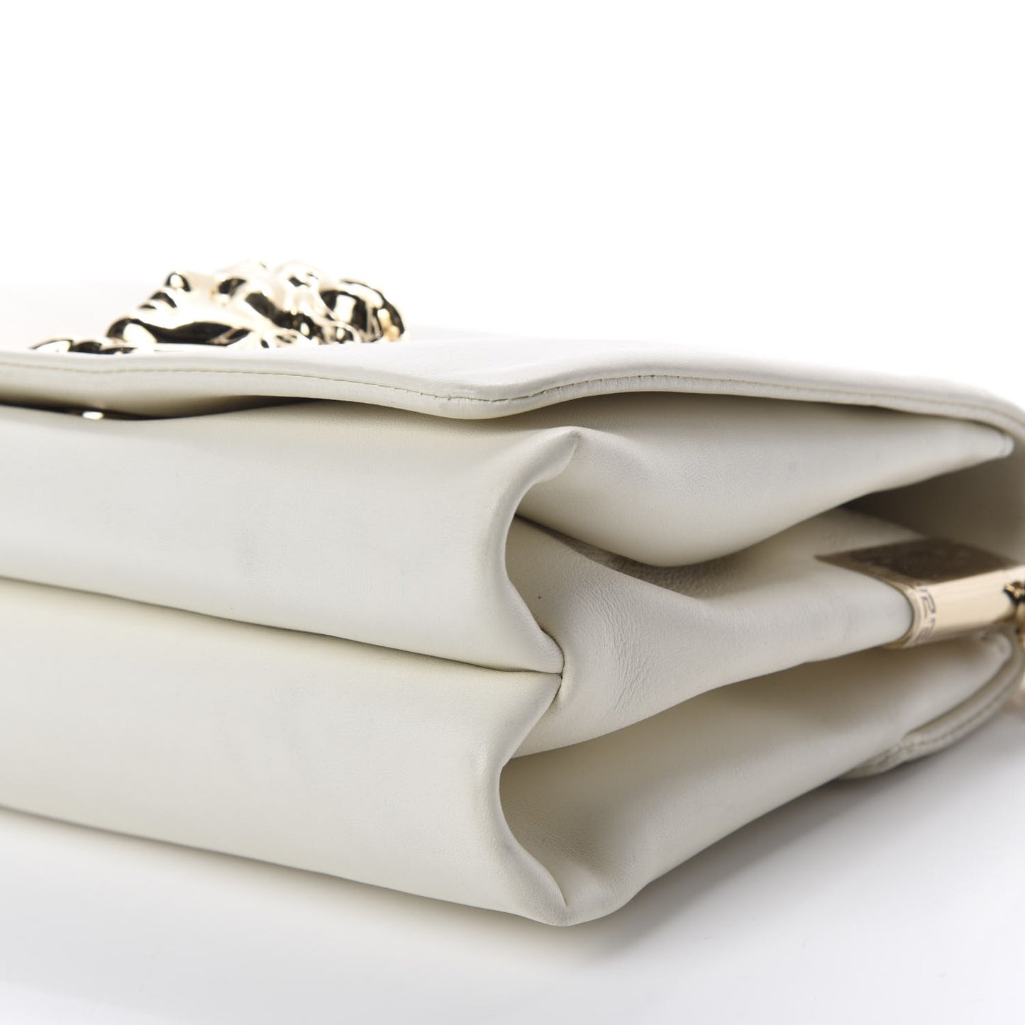 Nappa Palazzo Sultan Shoulder Bag White