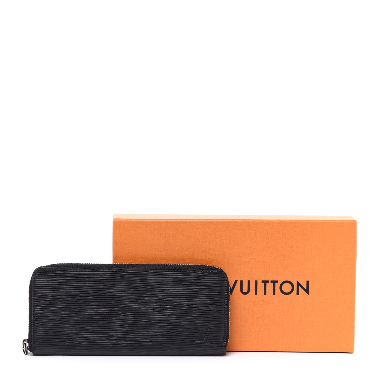 Louis Vuitton Epi Clemence Wallet Black 8 of 8