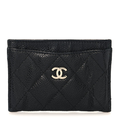 Chanel Caviar Quilted Card Holder Black 1 of 8