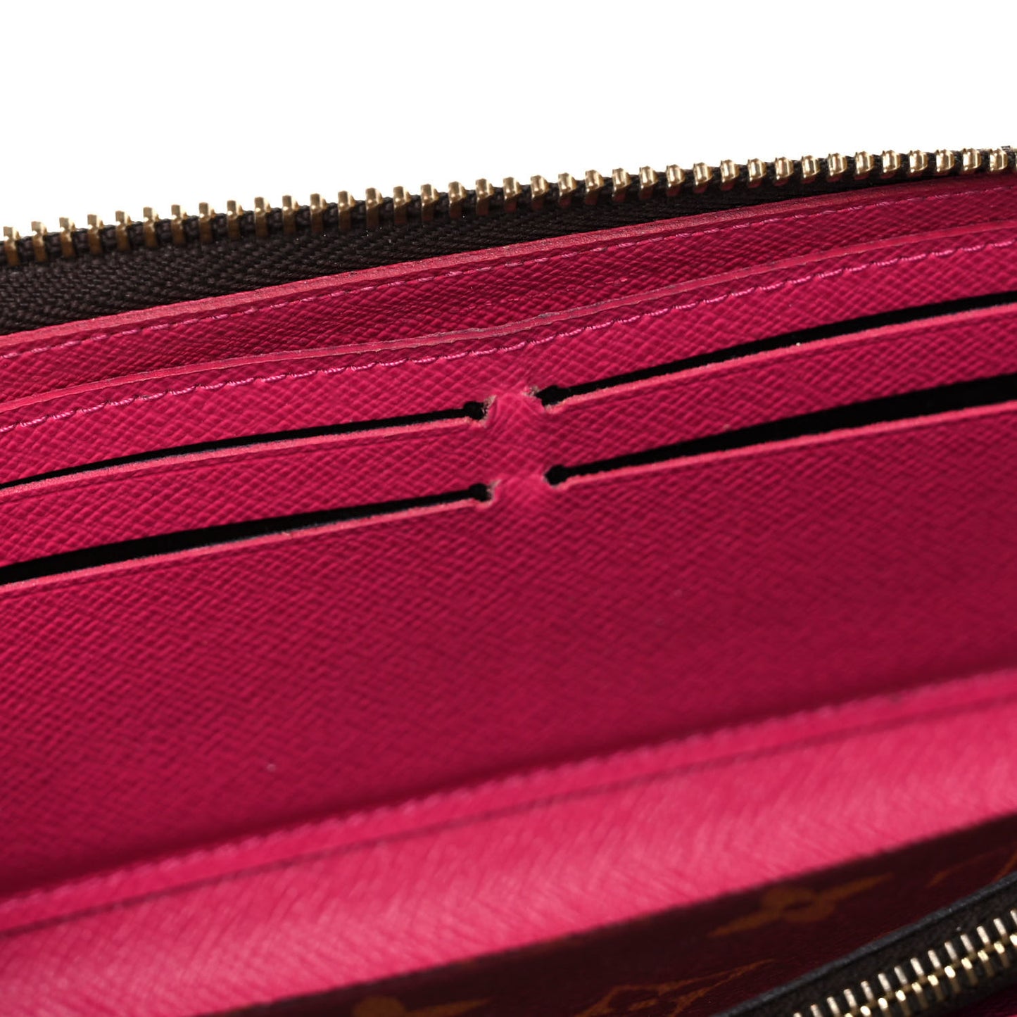 Monogram Clemence Wallet Fuchsia