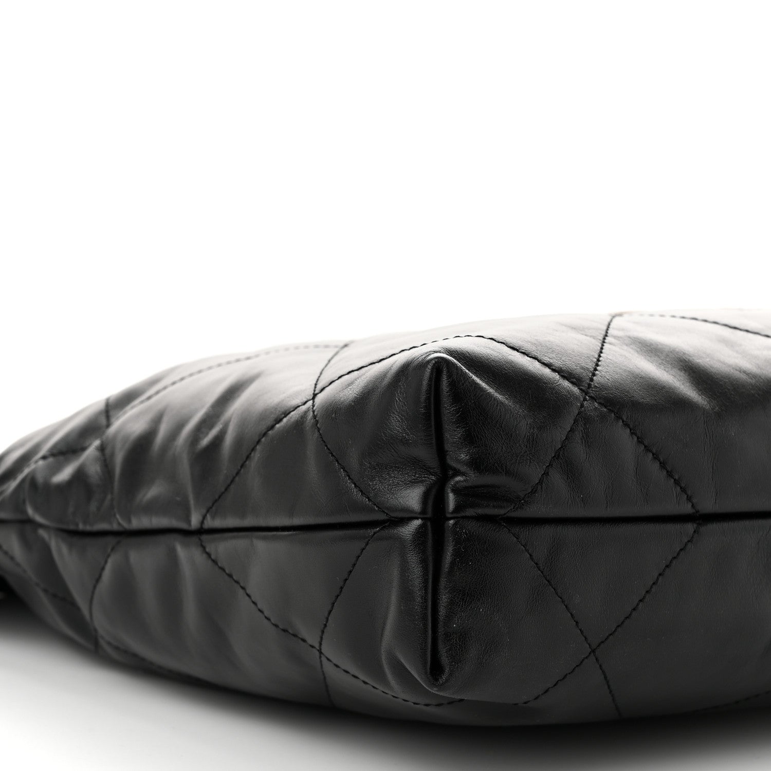 Chanel Shiny Calfskin Quilted Small Chanel 22 Black 10 of 11