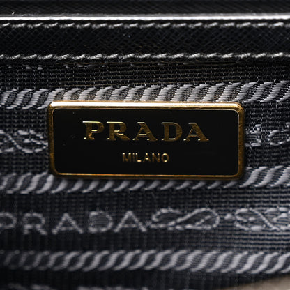 Prada Saffiano Small Galleria Double Zip Tote Black 6 of 12