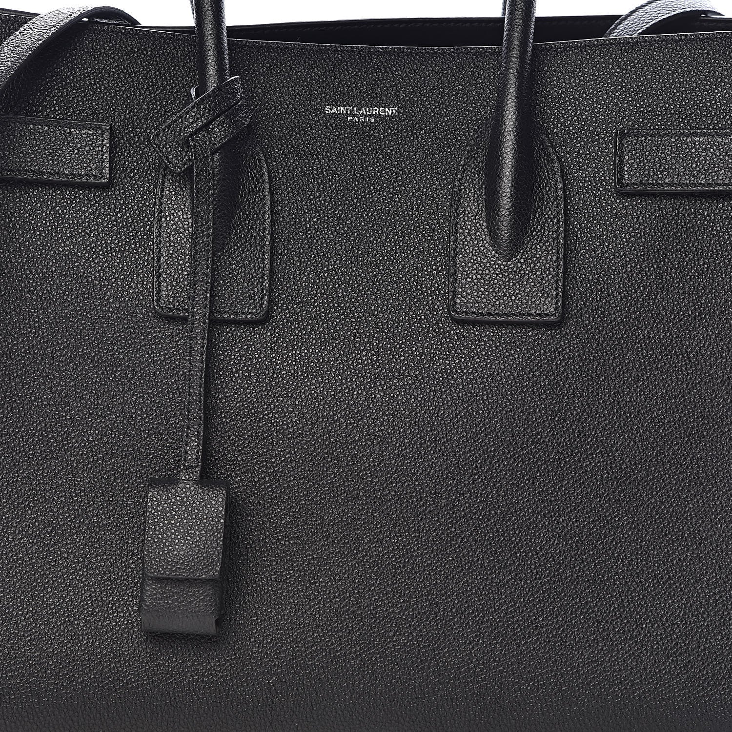 Saint Laurent Grained Calfskin Small Sac De Jour Black 13 of 13