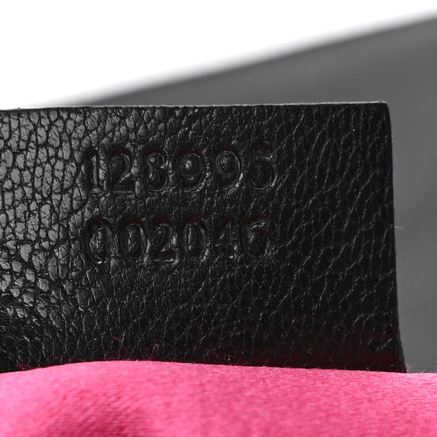 Gucci Calfskin Lizard Satin Studded Crystal Horsebit Clutch Pink Black 7 of 9