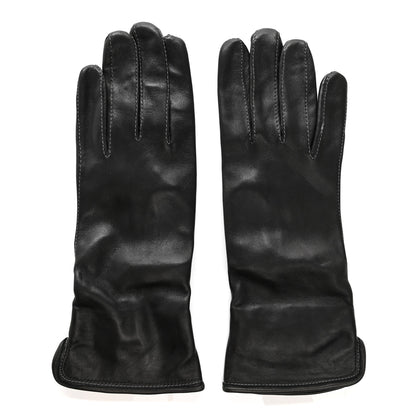 Louis Vuitton Lambskin Damier Graphite Mens Gloves 1 of 3