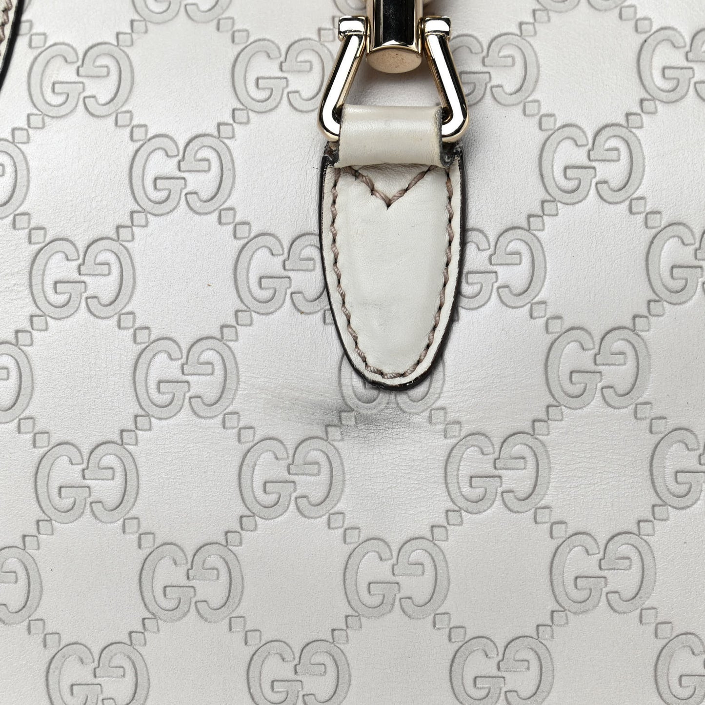 Guccissima Piston Tote Off White