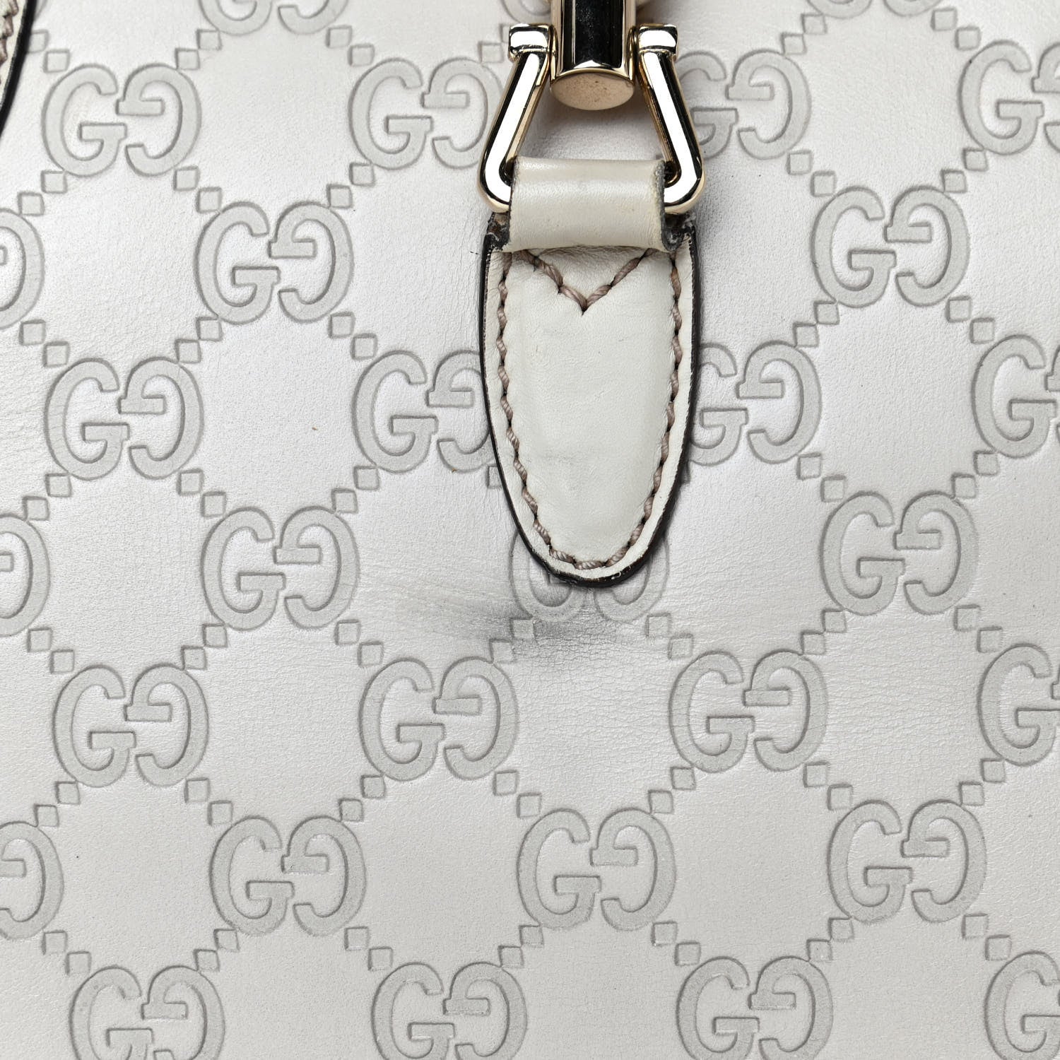 Gucci Guccissima Piston Tote Off White 16 of 19