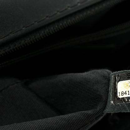 Chanel Calfskin Double Stitch Large Boy Flap Black 7 of 13