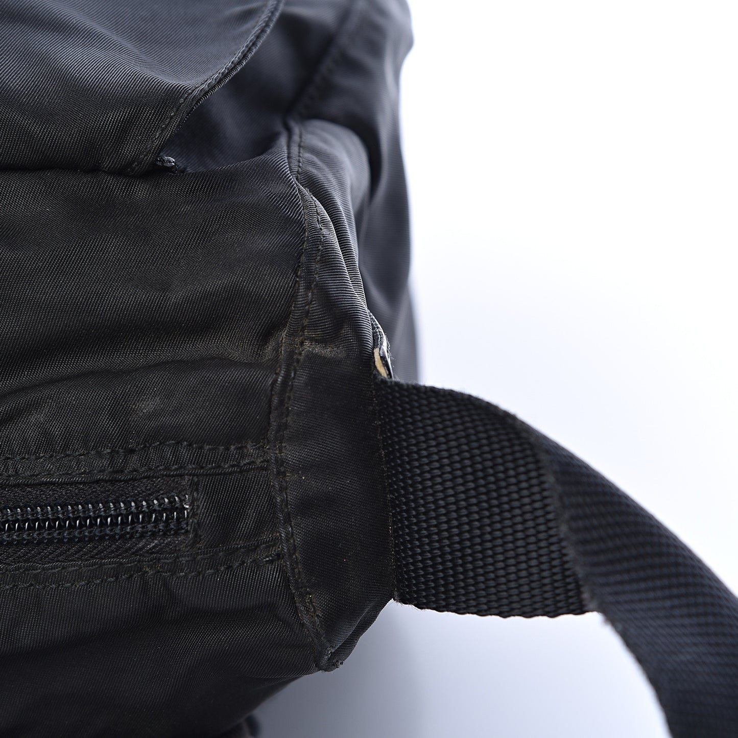 Tessuto Nylon Messenger Bag Black