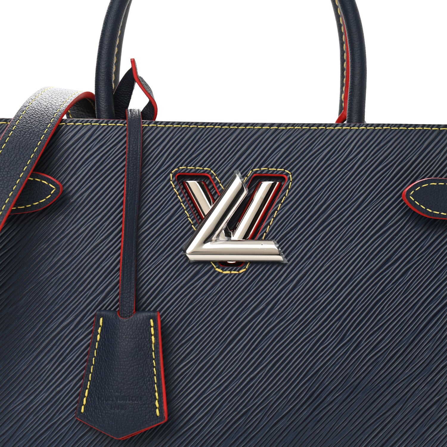 Louis Vuitton Epi Twist Tote Indigo 7 of 9