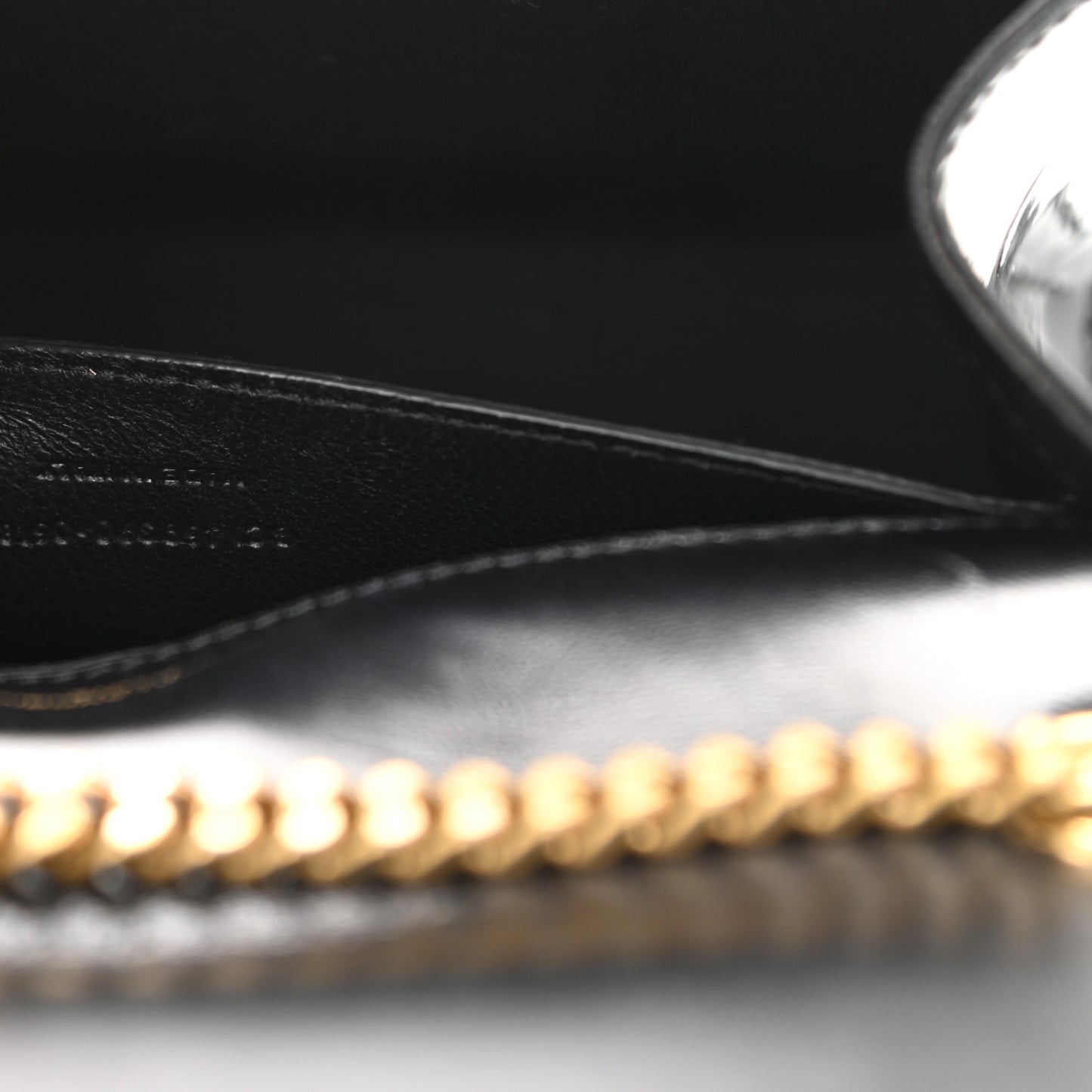 Patent Small Monogram Kate Satchel Black
