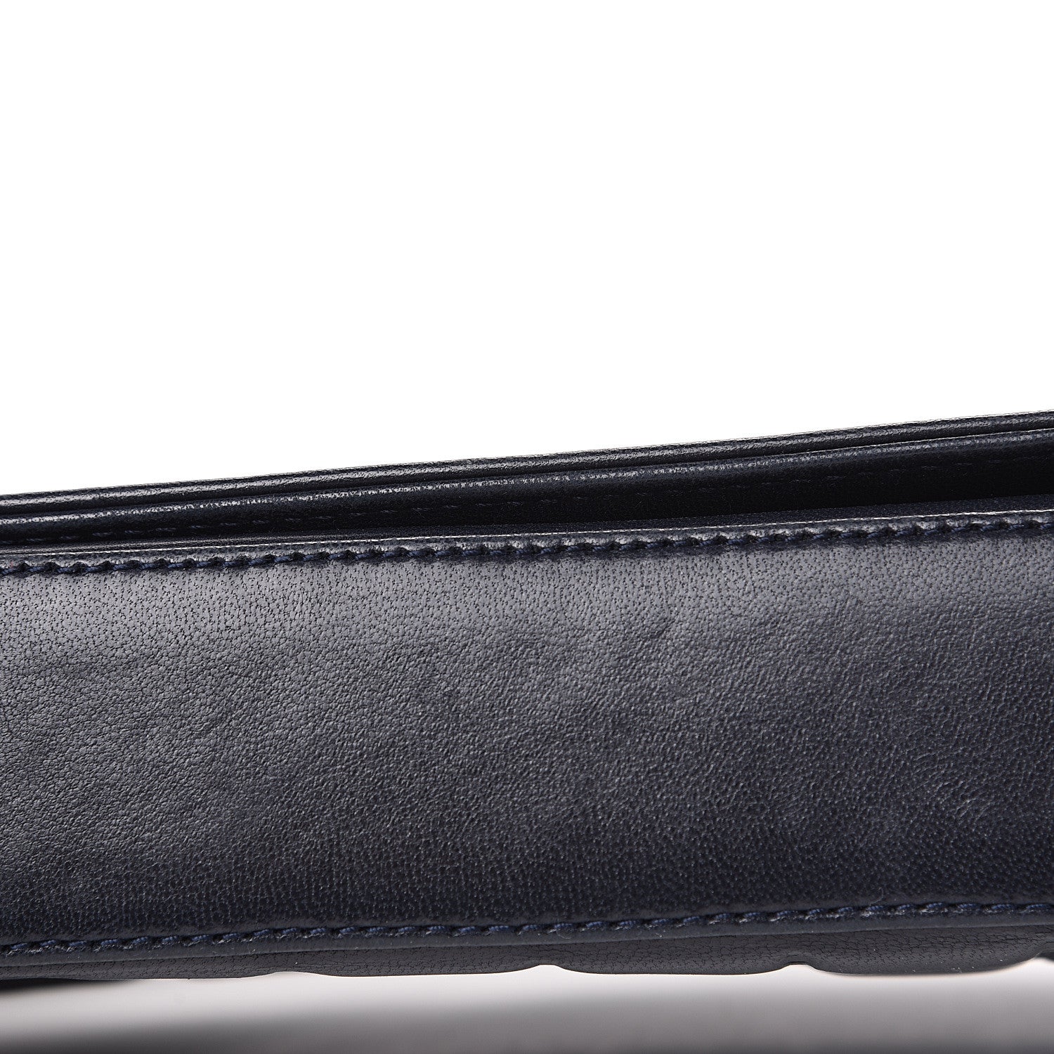 Chanel Lambskin Quilted CC Chocolate Bar Flap Navy 9 of 14