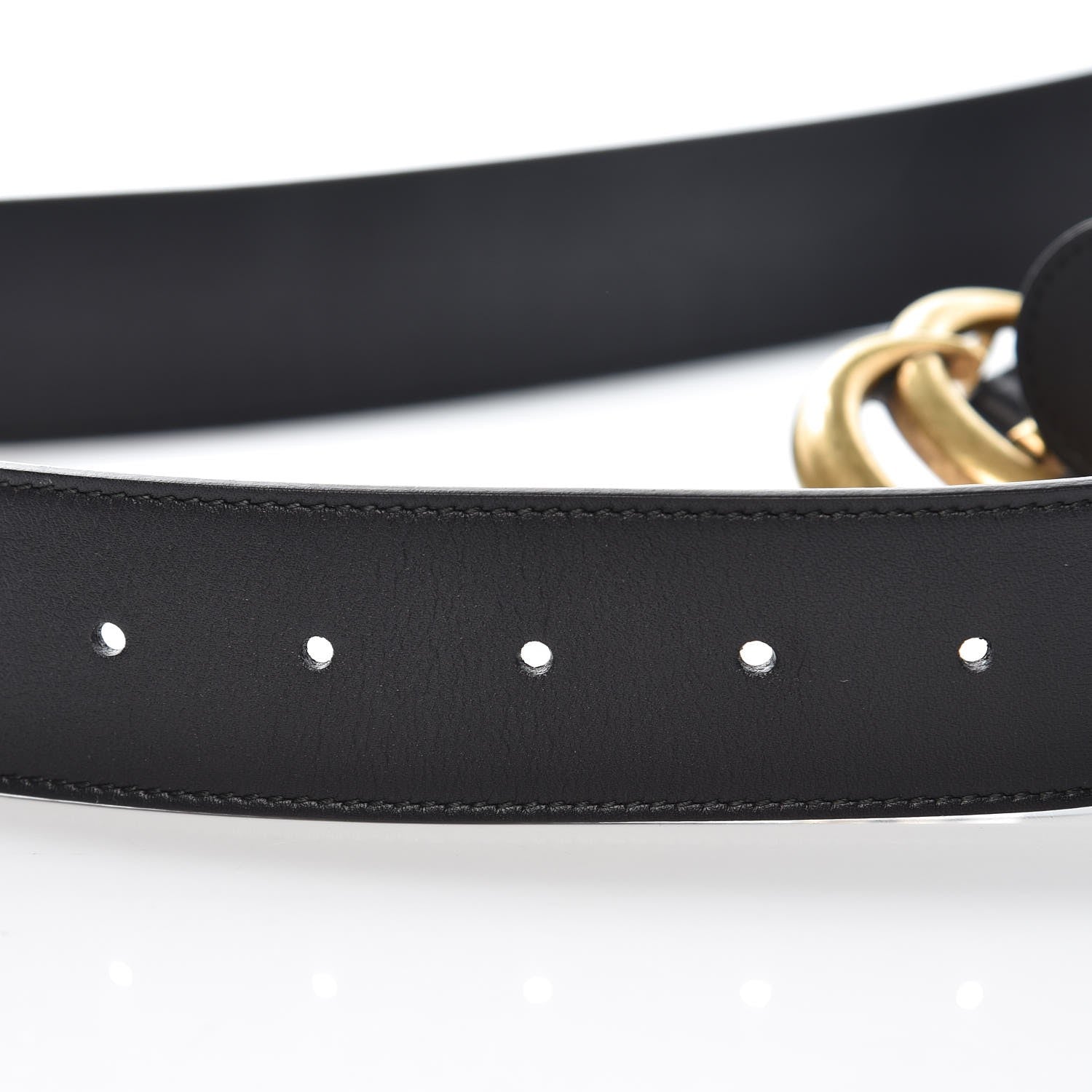 Gucci Calfskin Double G 40mm Belt 85 34 Black 4 of 8