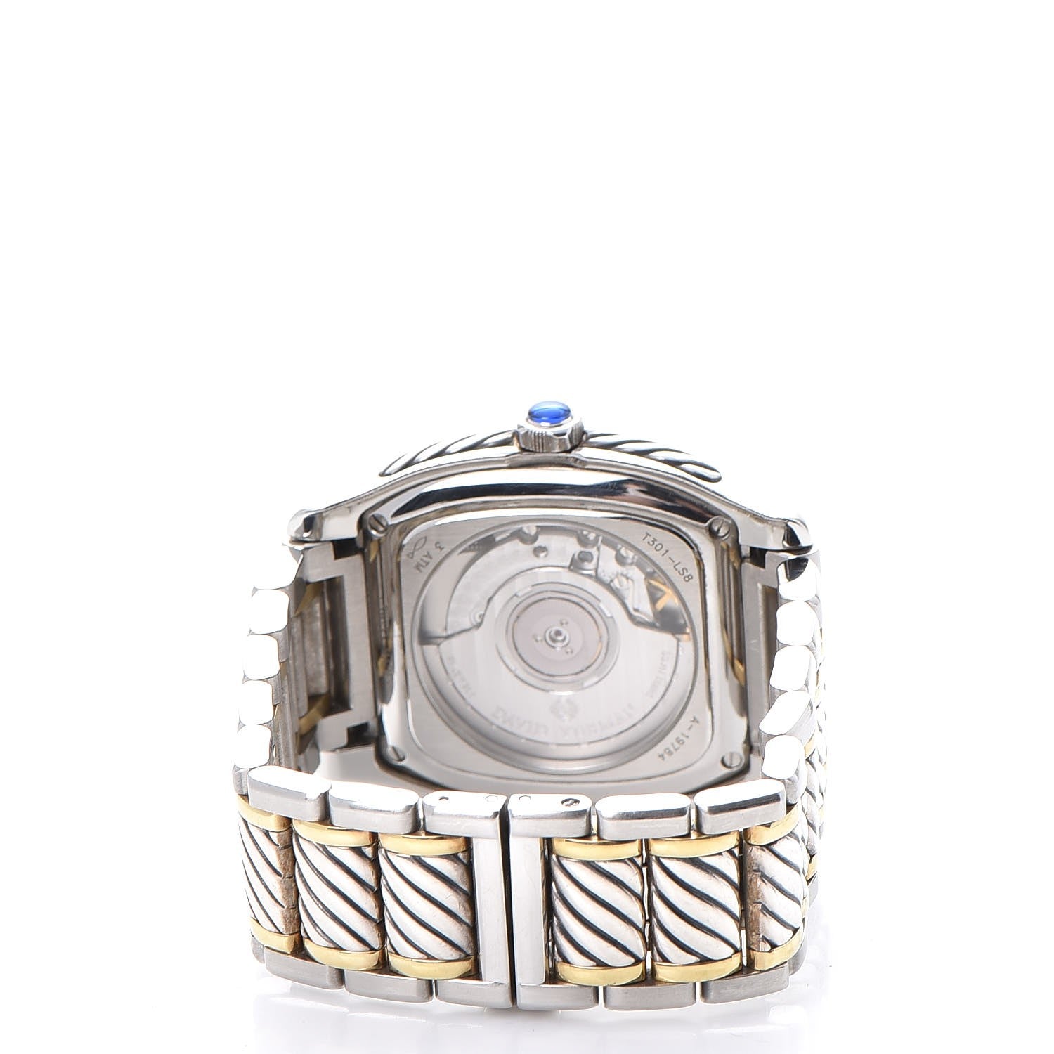 David Yurman Stainless Steel 18K Yellow Gold 35mm Thoroughbred Automatic Watch 4 of 11