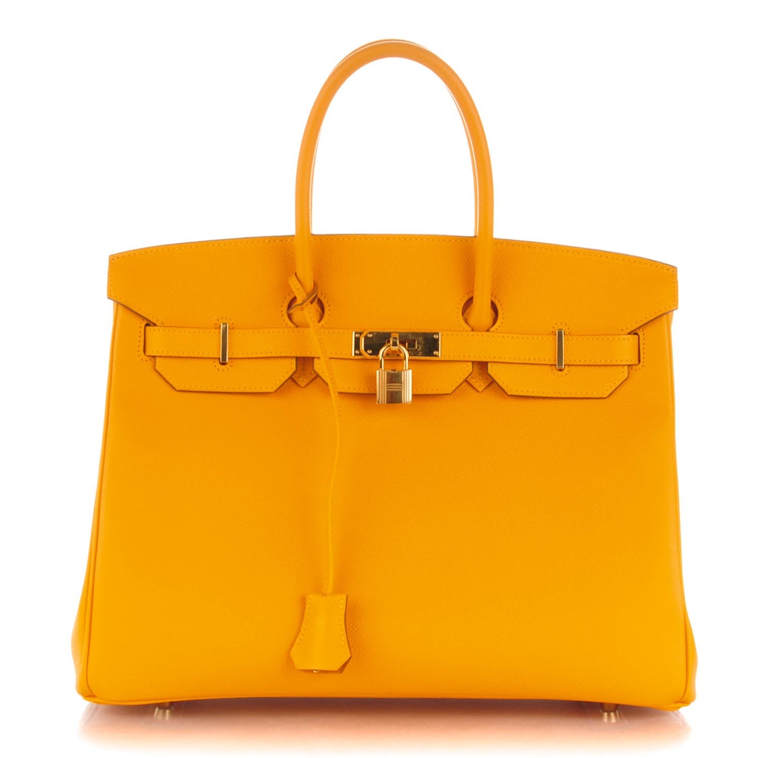 Hermes Epsom Birkin 35 Jaune D'Or 1 of 25