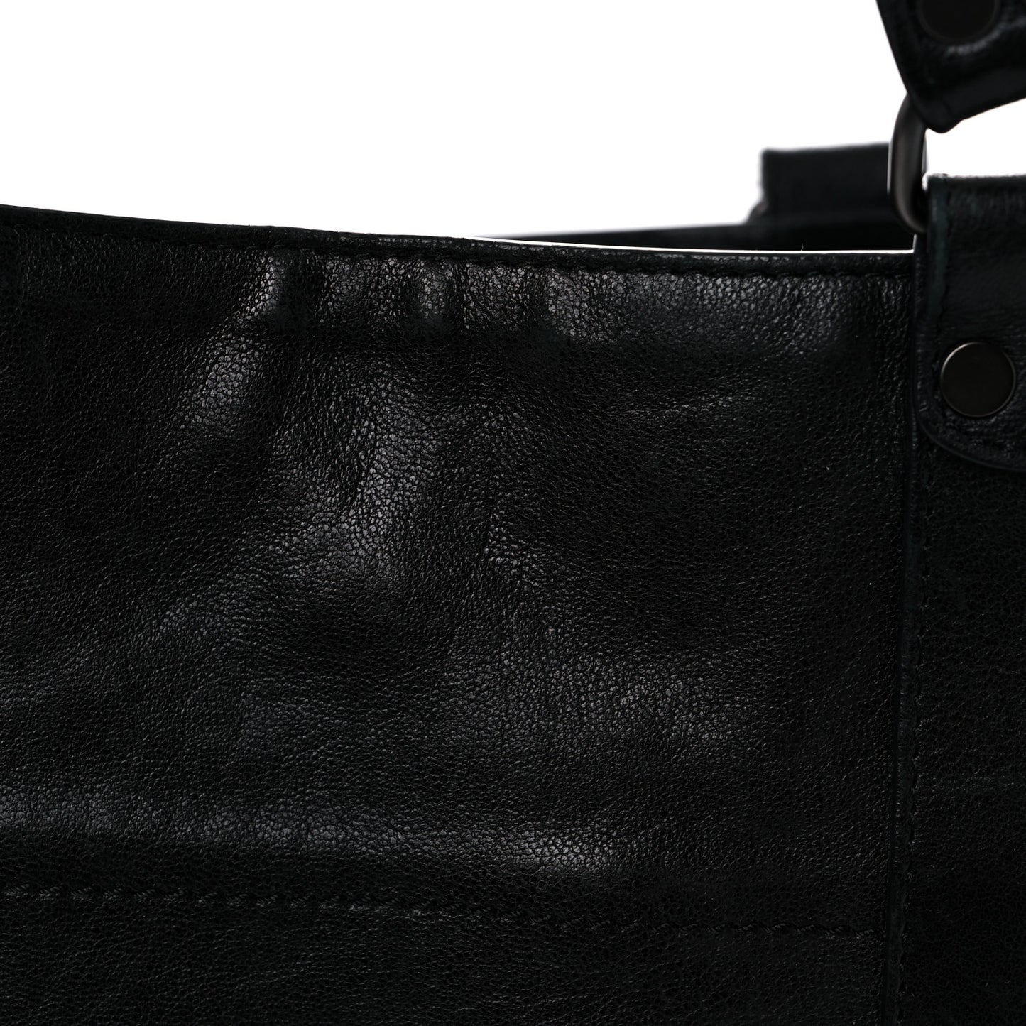 Lambskin PS1 Tote Black