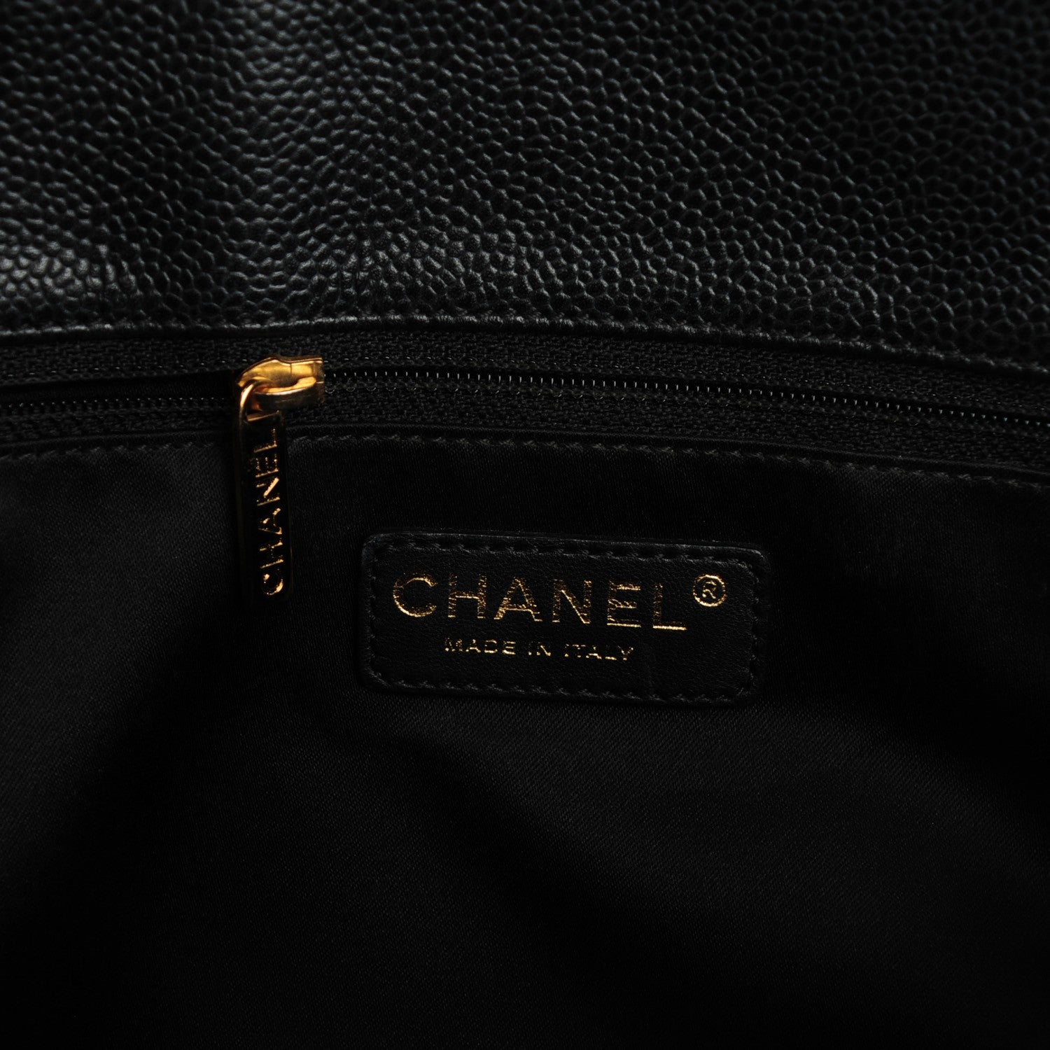 Chanel Caviar Quilted Grand Shopping Tote GST Black 6 of 8