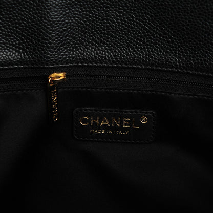 Chanel Caviar Quilted Grand Shopping Tote GST Black 6 of 8