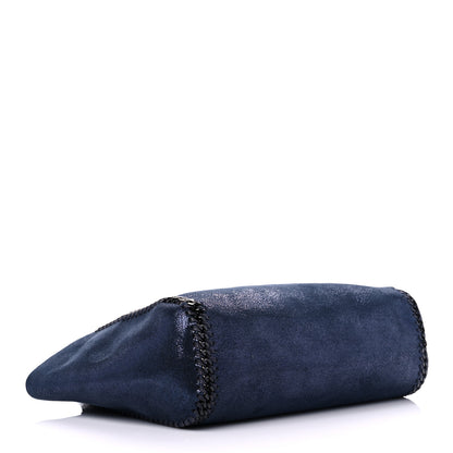 Stella McCartney Chamois Shiny Dotted Reversible Tote Blue 5 of 9