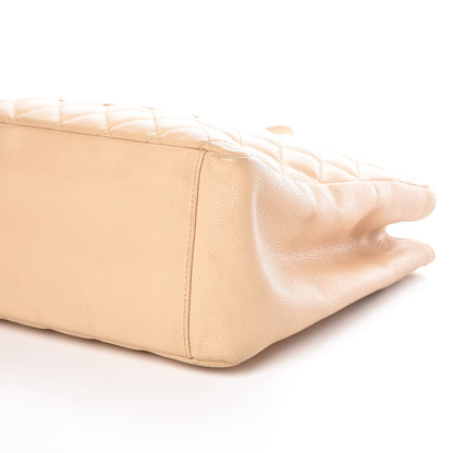 Chanel Caviar Quilted Grand Shopping Tote GST Beige Clair 9 of 10