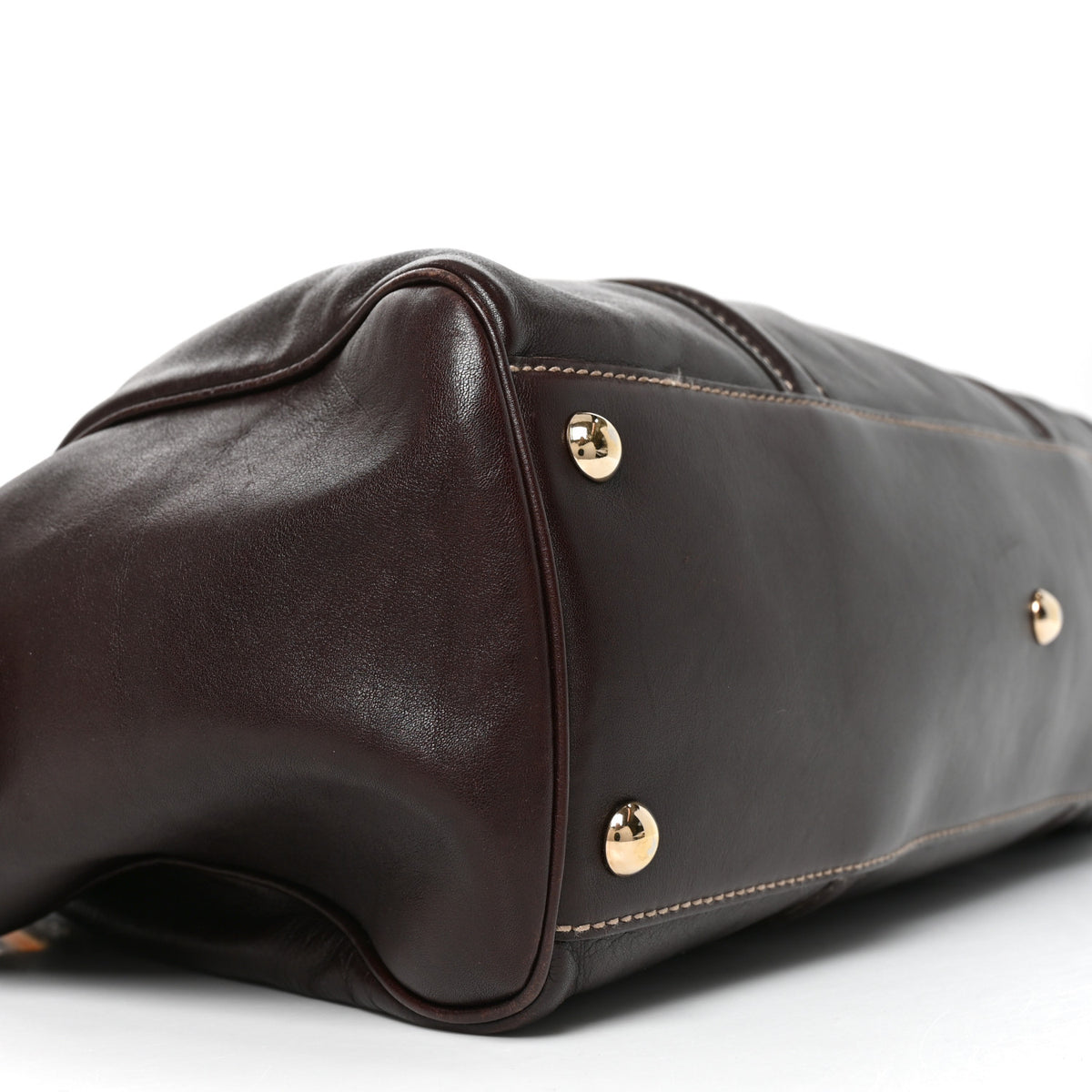 Gucci Calfskin Medium Britt Boston  Brown 8 of 9