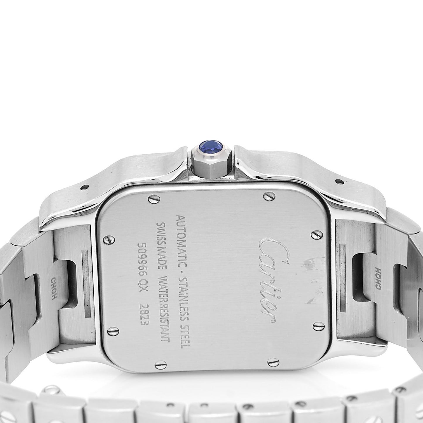 Stainless Steel 32mm Santos de Cartier Galbee Automatic Watch