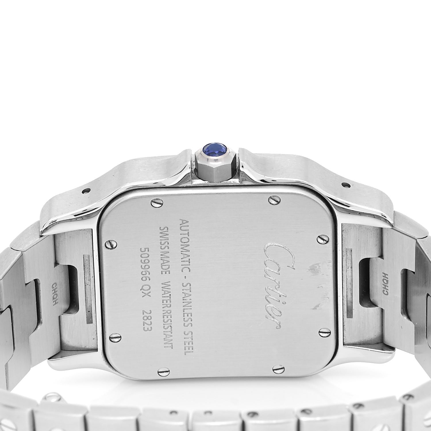 Cartier Stainless Steel 32mm Santos de Cartier Galbee Automatic Watch 4 of 5
