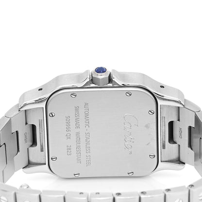 Cartier Stainless Steel 32mm Santos de Cartier Galbee Automatic Watch 4 of 5