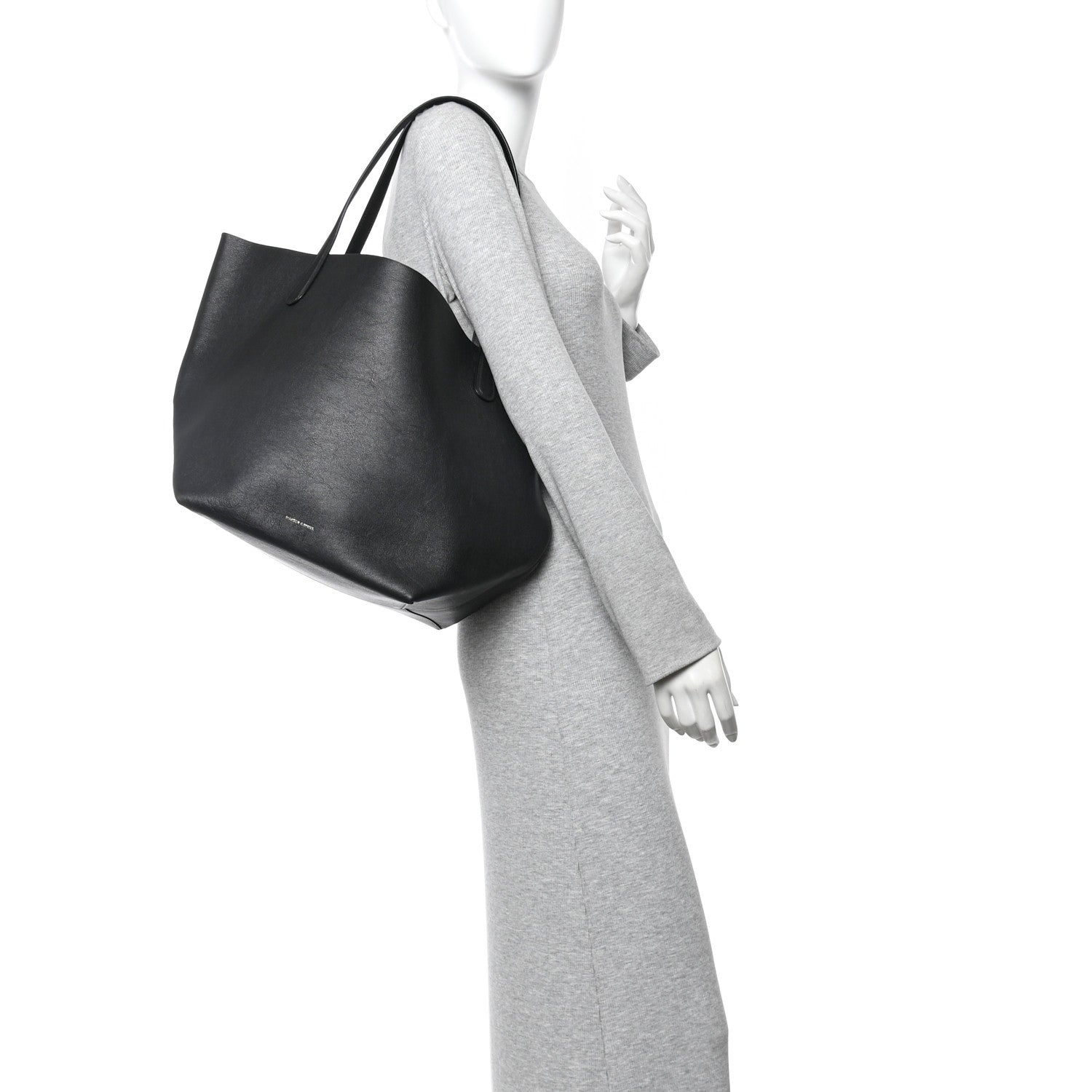 Mansur Gavriel Supple Calfskin Everyday Soft Tote Black 2 of 12