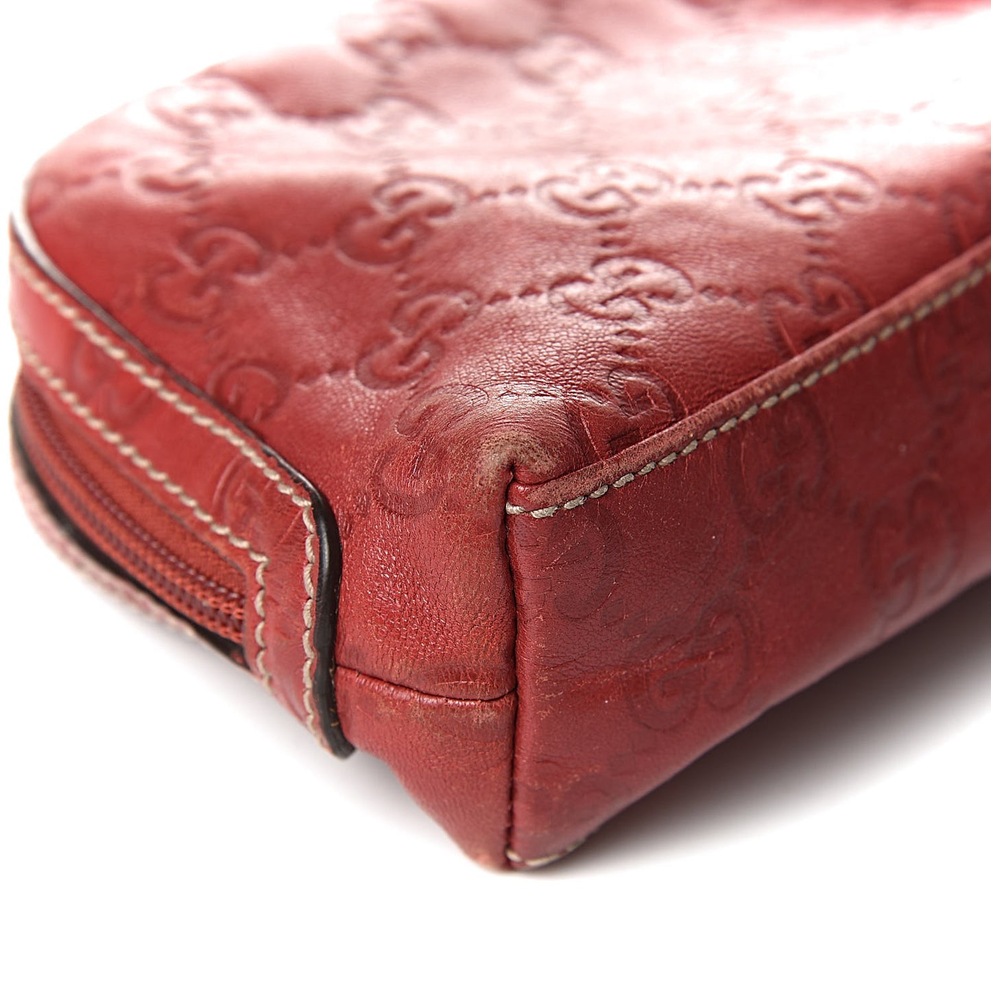 Guccissima GG Cosmetic Case Red