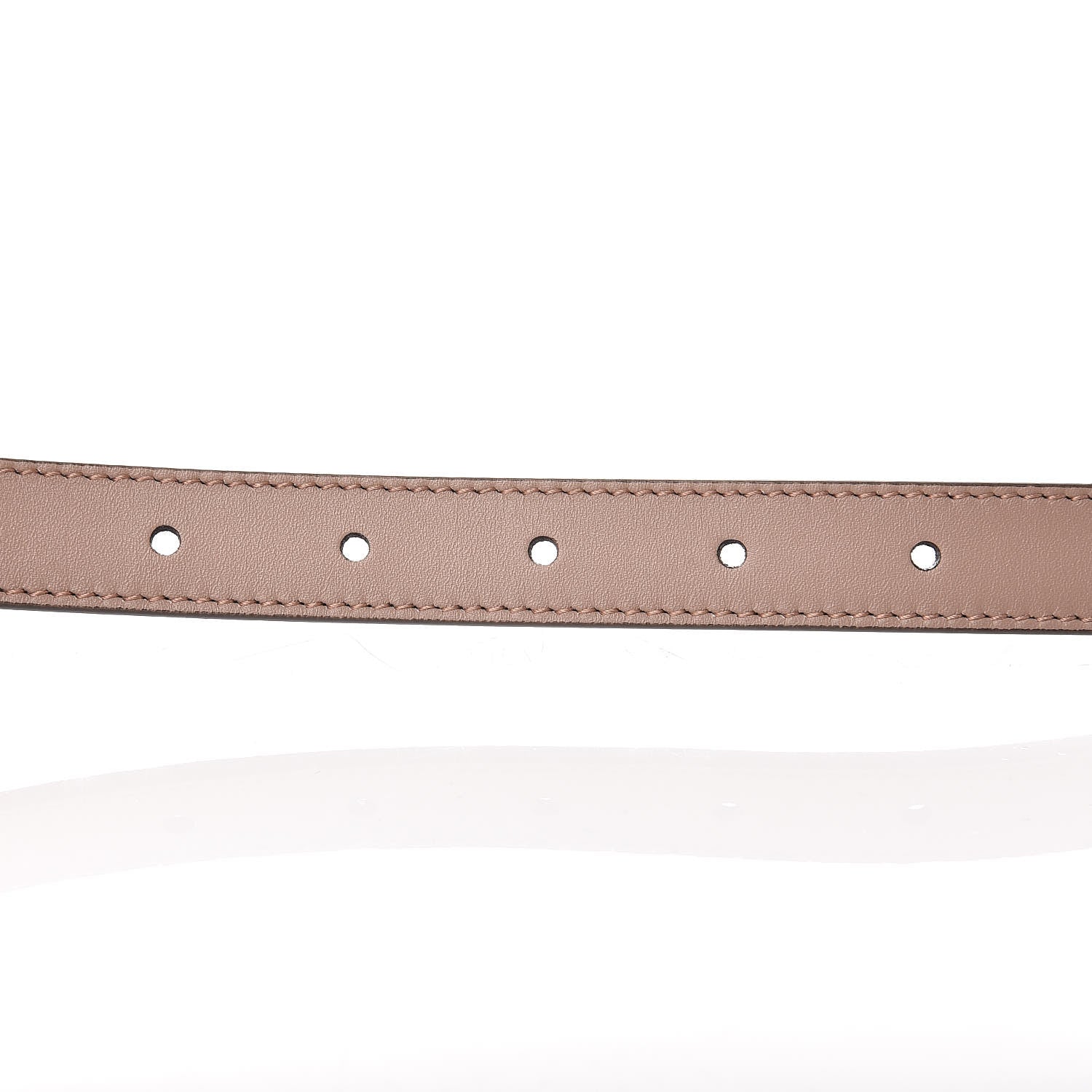 Gucci Calfskin Double G 20mm Belt 80 32 Porcelain Rose 5 of 7