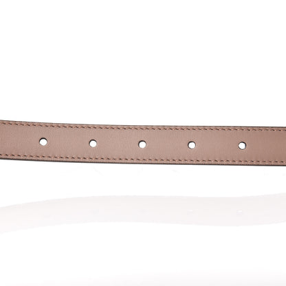 Gucci Calfskin Double G 20mm Belt 80 32 Porcelain Rose 5 of 7