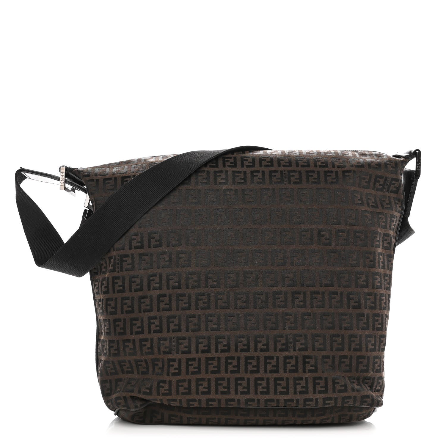 Fendi Zucchino Messenger Bag Tobacco 1 of 11