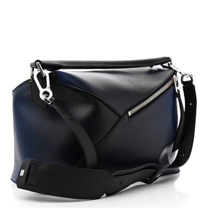 Loewe Calfskin Large Puzzle Edge Bag Dark Marino 3 of 17