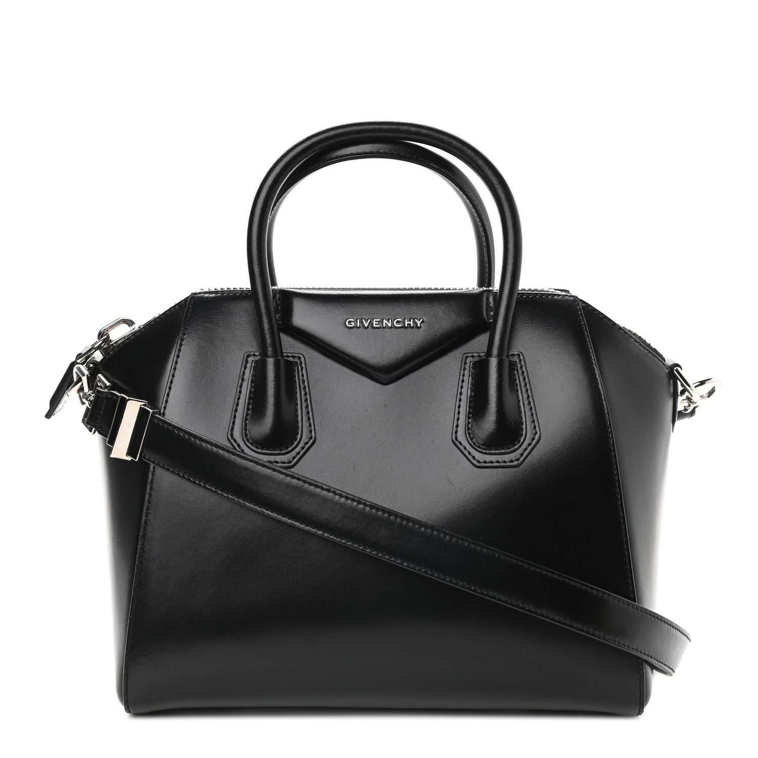 Givenchy Shiny Lord Calfskin Small Antigona Black 1 of 10